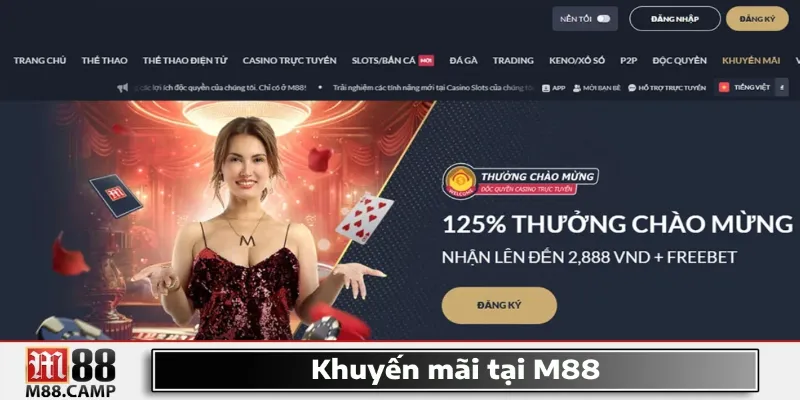 Tràn ngập khuyến mãi hấp dẫn tại M88